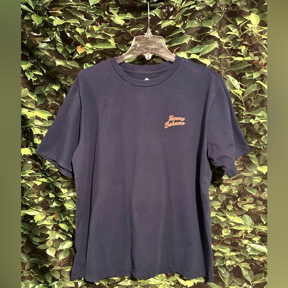 Tommy Bahama Thirst Base T Shirt Blue Beer Mens Large